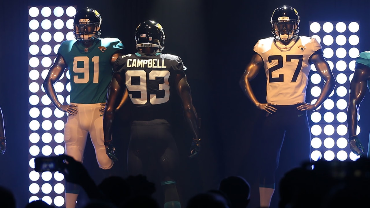 Jacksonville Jaguars And Tennessee Titans Unveil Latest Uniforms