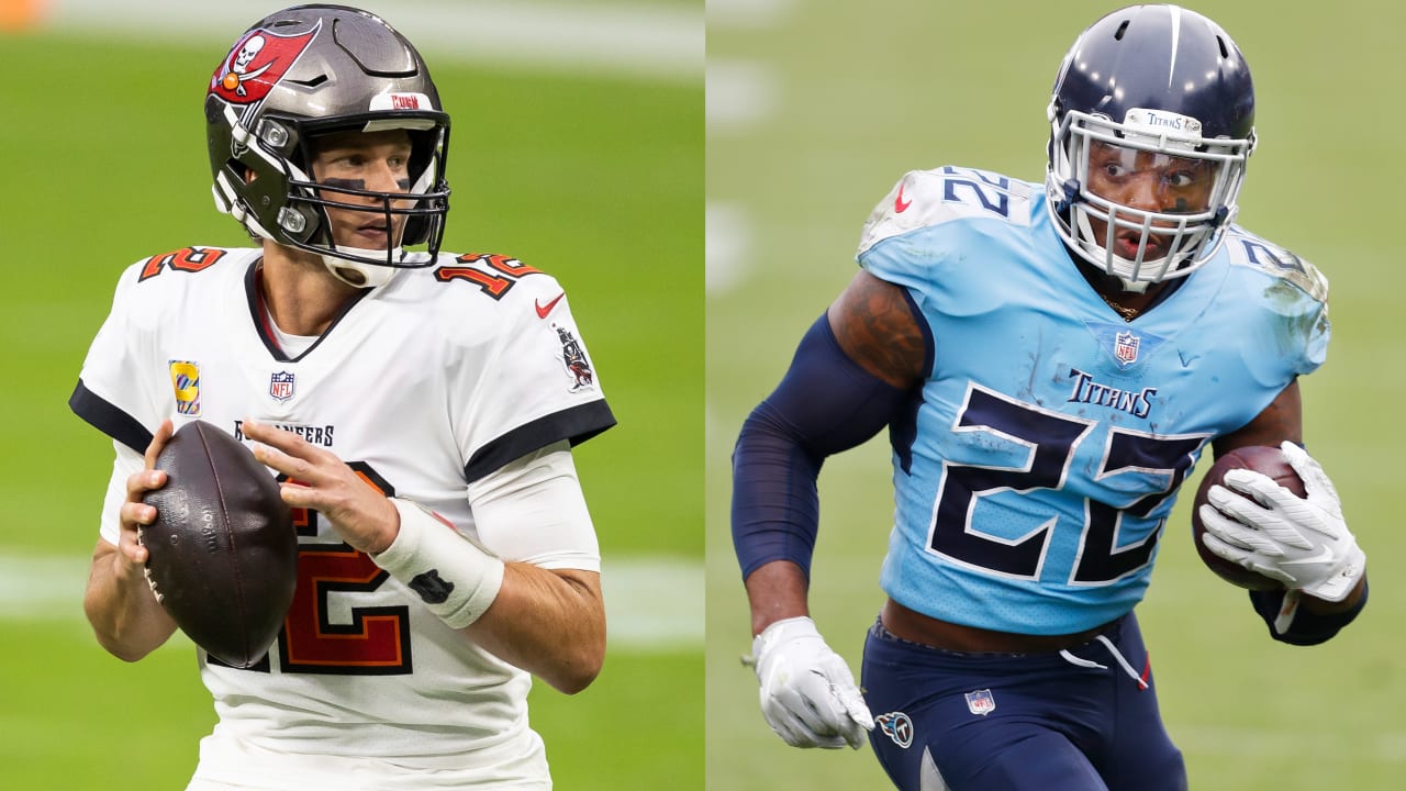 Bucs' Brady, Titans' Henry lead Players of the Month