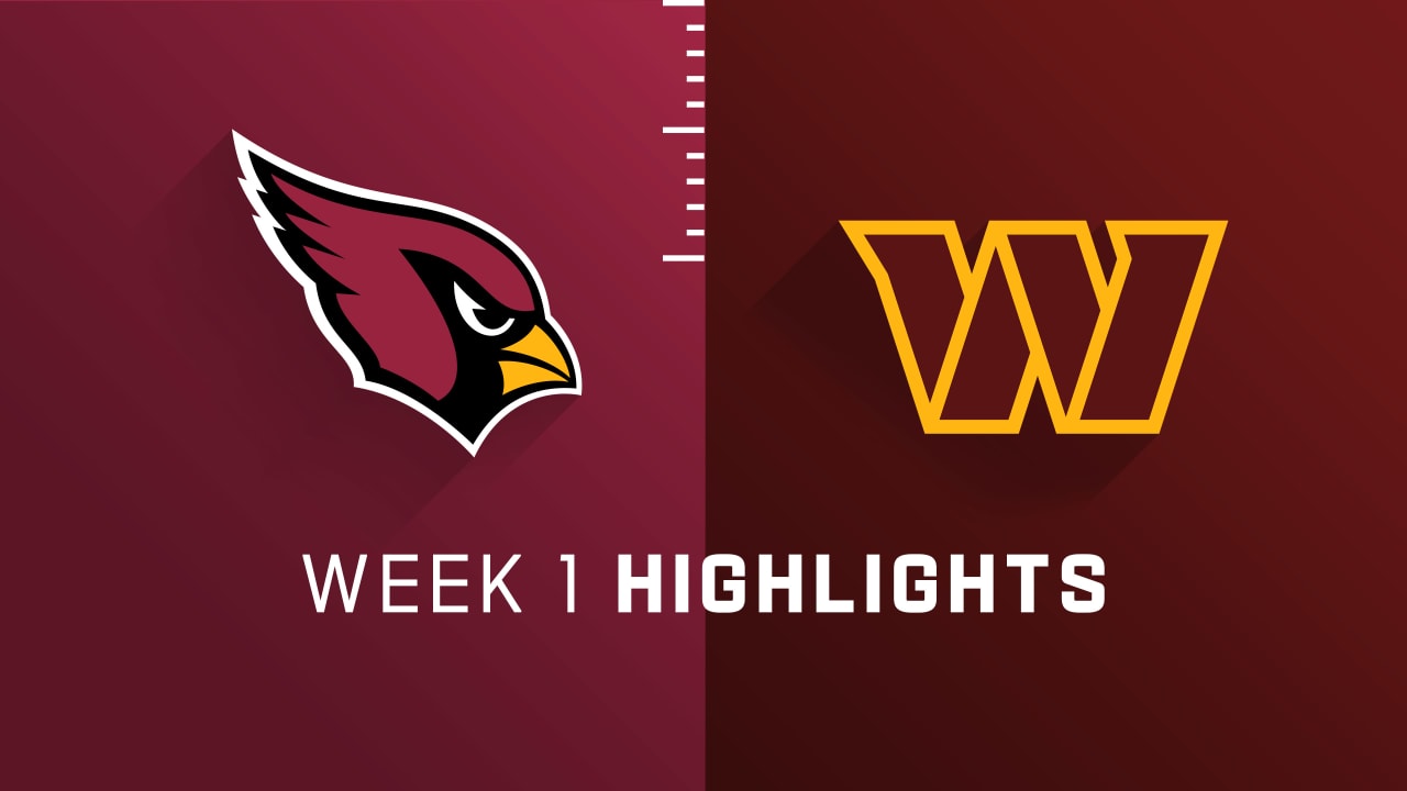 Arizona Cardinals vs. Washington Commanders highlights Week 1