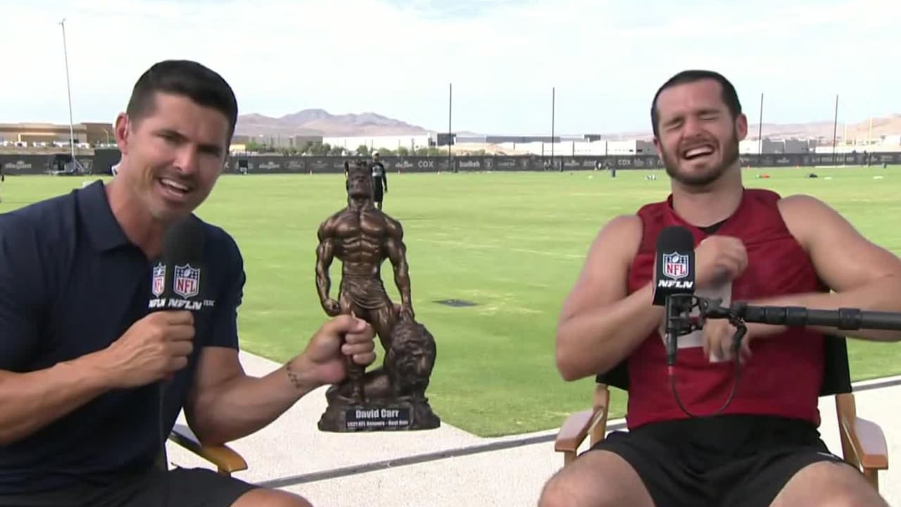 Las Vegas Raiders quarterback Derek Carr surprises brother NFL Media's