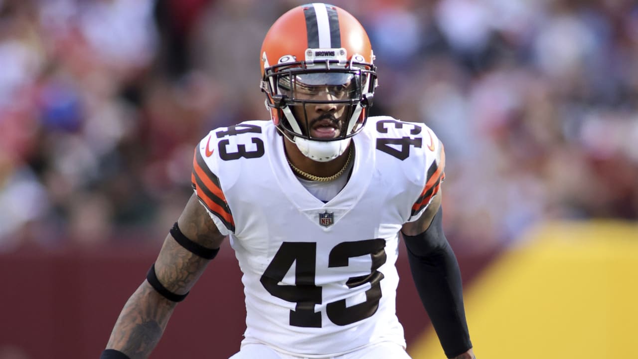 John Johnson III starting at safety for Cleveland Browns vs. Saints