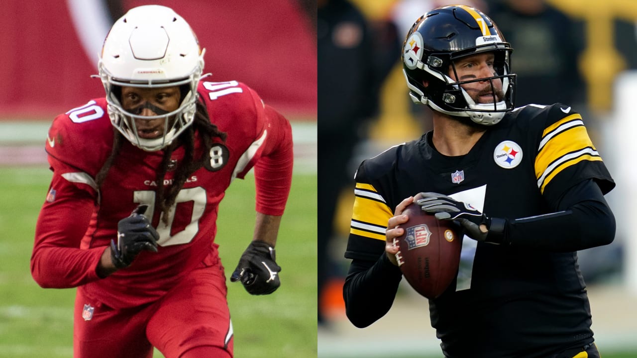 Cardinals WR DeAndre Hopkins, Steelers QB Ben 