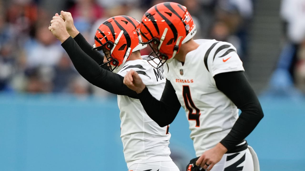 Bengals' kicker Evan McPherson was booming punts in latest