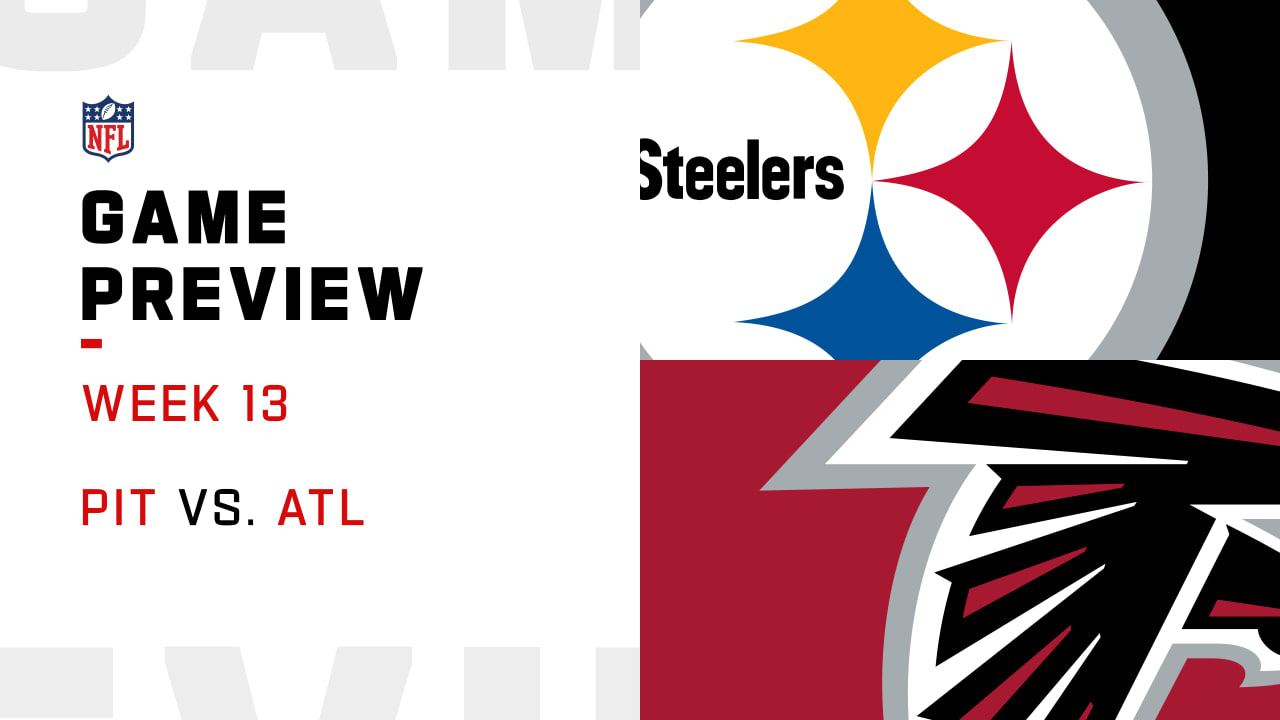 Steelers vs Falcons Fantasy Football Worksheet, Week 13