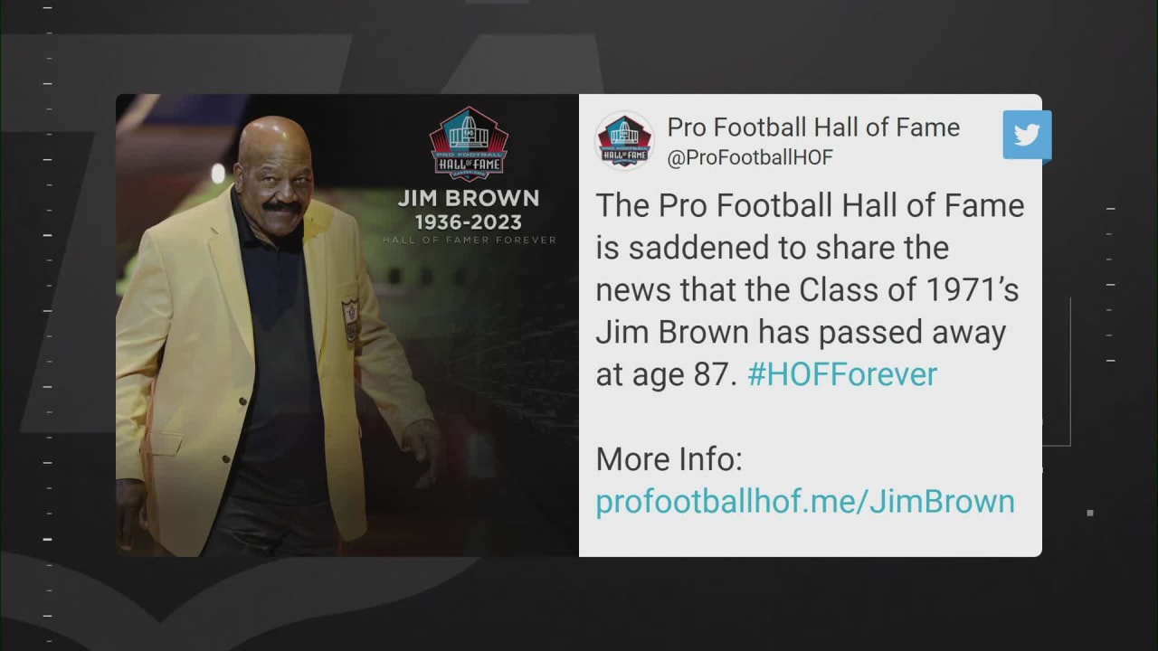 Pro Football Hall of Fame =@ProFootballHOF The Pro Football Hall of Fame is  saddened to