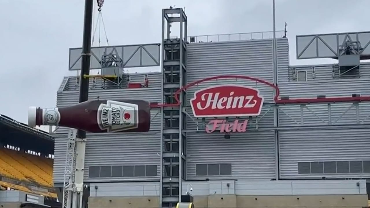 Steelers begin removing Heinz ketchup bottles from stadium scoreboard