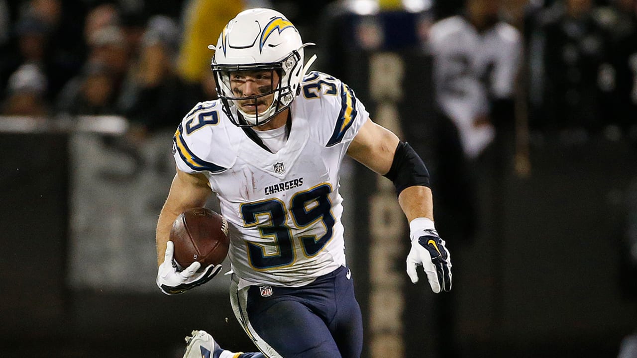 San Diego Chargers running back Danny Woodhead looks on before the