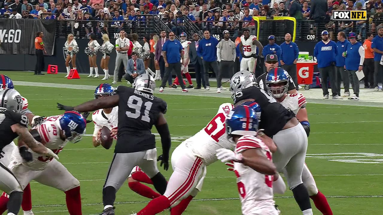 New York Giants' Top Plays Vs. Las Vegas Raiders | Week 9