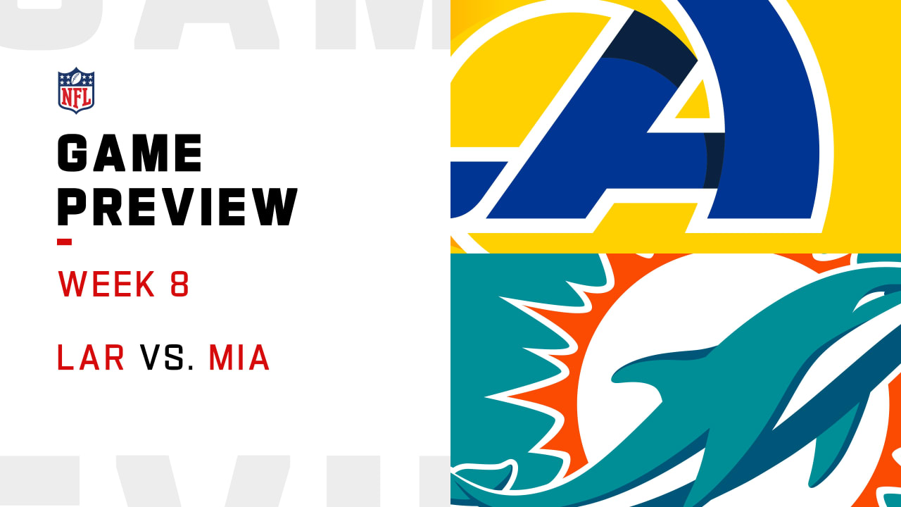 Los Angeles Rams Vs. Miami Dolphins Preview | Week 8