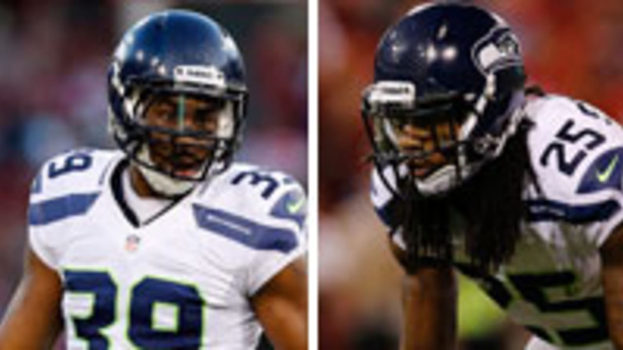 Seattle Seahawks Richard Sherman and Brandon Browner Facing