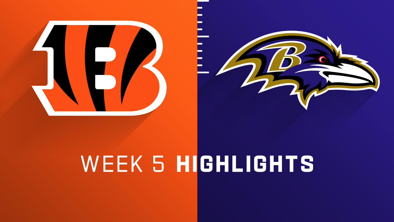 Cincinnati Bengals vs. Baltimore Ravens highlights Week 5