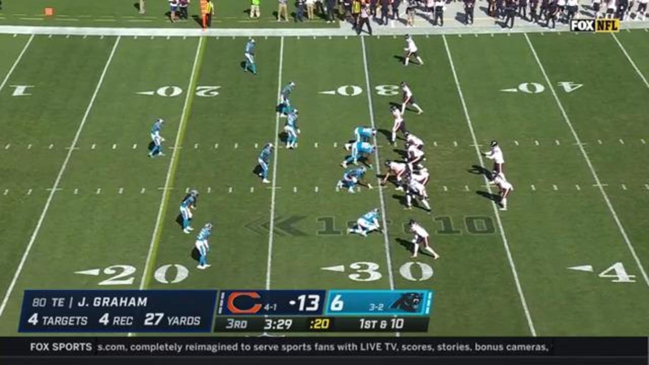 Chicago Bears quarterback Nick Foles lobs beautiful pass 