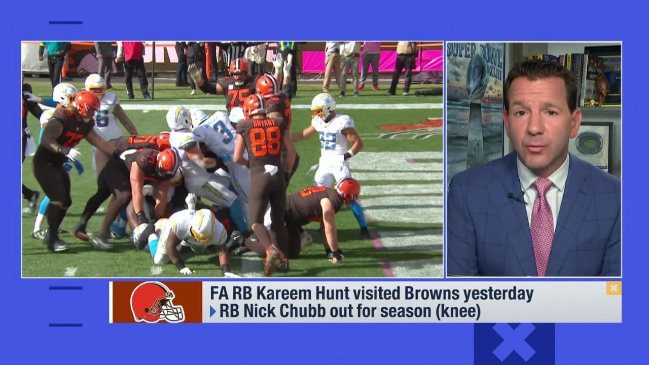 Is Kareem Hunt playing today vs. the Raiders? Latest news on Browns RB