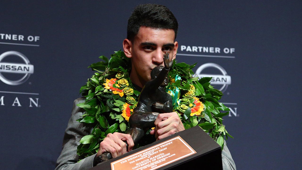 Titans to exercise 5th-year option on QB Marcus Mariota, the Heisman winner  from Oregon