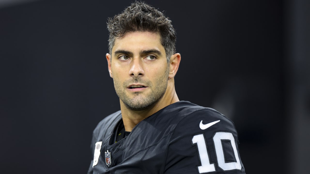 Las Vegas QB Jimmy Garoppolo cleared to play Monday night at Detroit