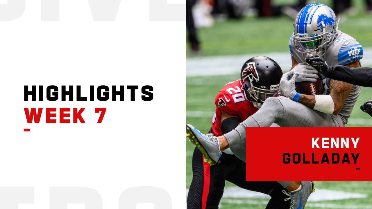 Lions vs. Falcons Week 7 Highlights