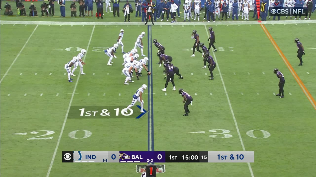 WATCH: Colts' Zack Moss scores receiving TD vs Ravens