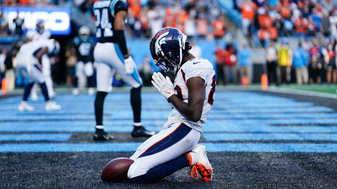 WR Brandon Johnson hauls in QB Russell Wilson's 50-yard Hail Mary