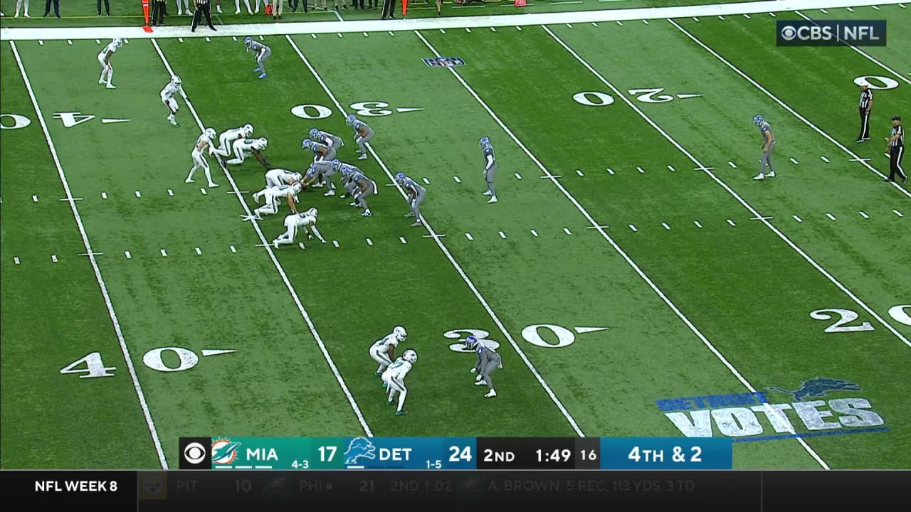 Detroit Lions' fake punt works to perfection on direct snap to upback