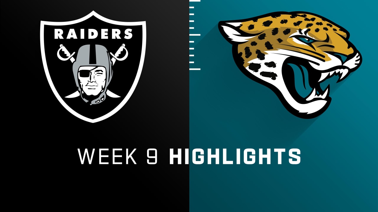 Jaguars vs. Raiders game score, recap, highlights from NFL Week 9