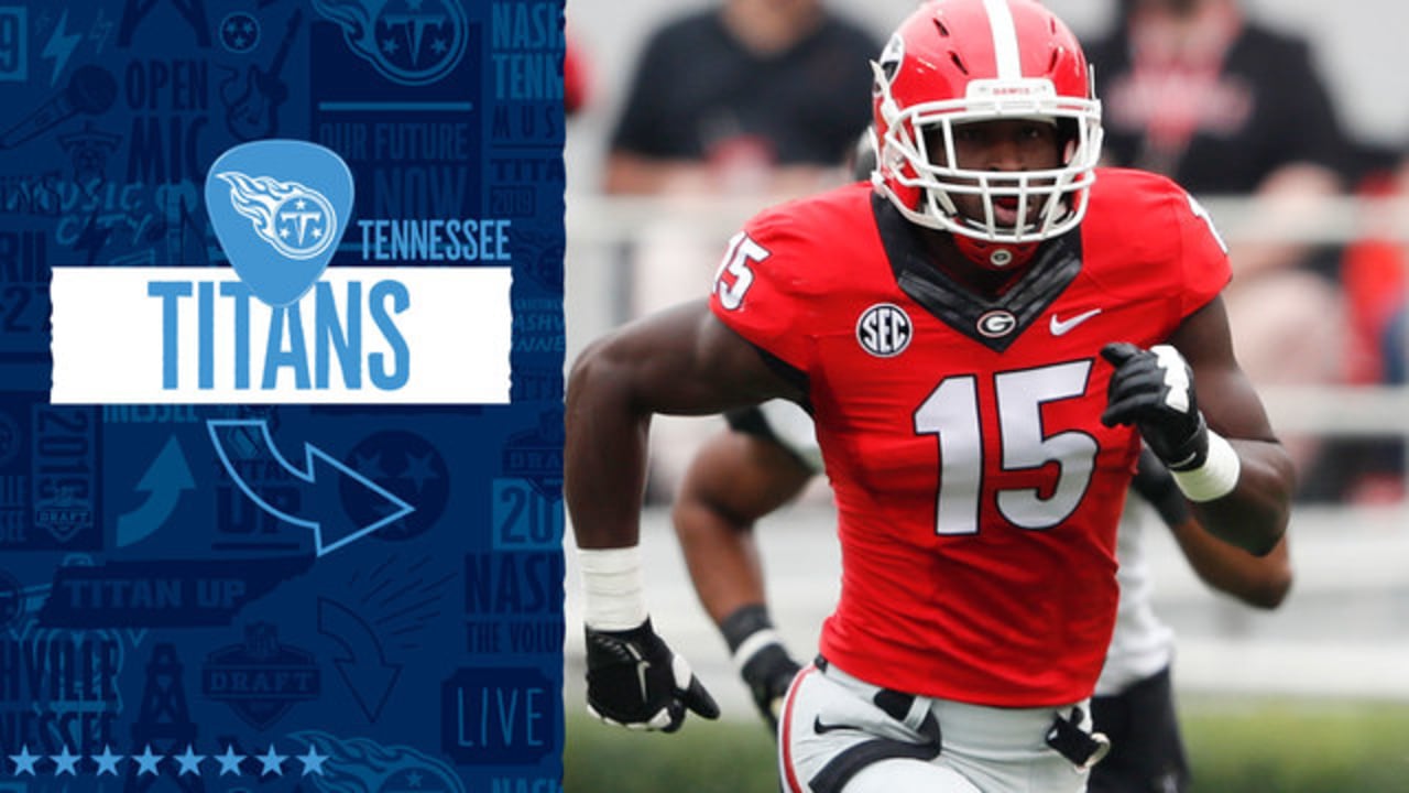 Tennessee Titans select Georgia linebacker D'Andre Walker No. 168 in