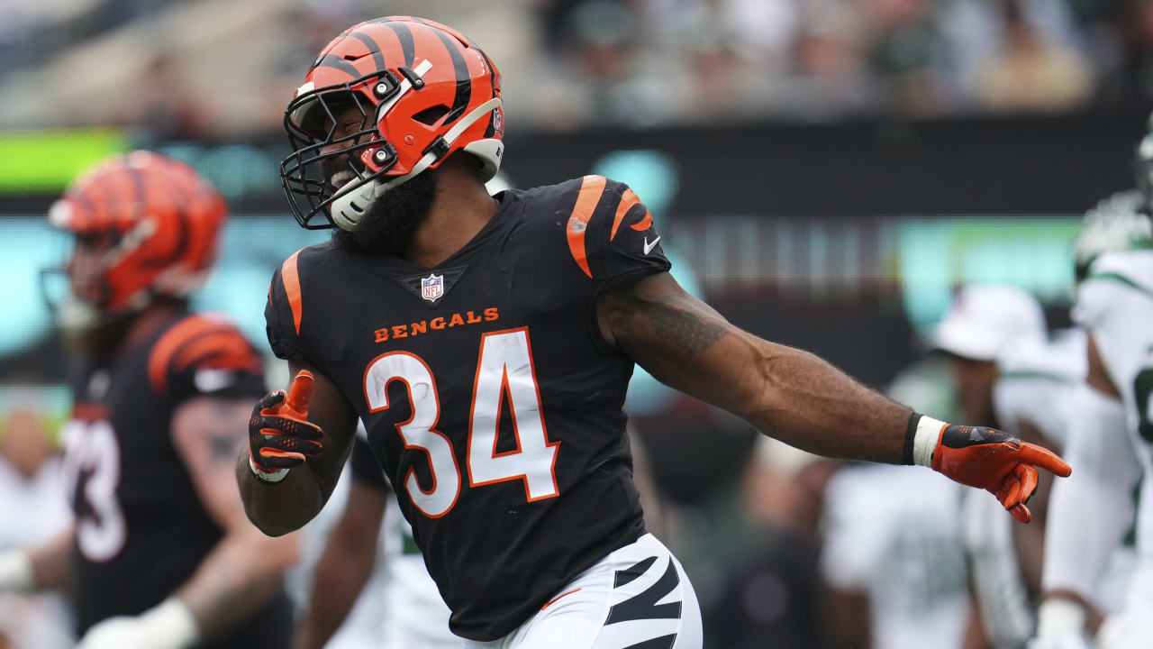 NFL Auction  Crucial Catch - Bengals Samaje Perine Game Worn