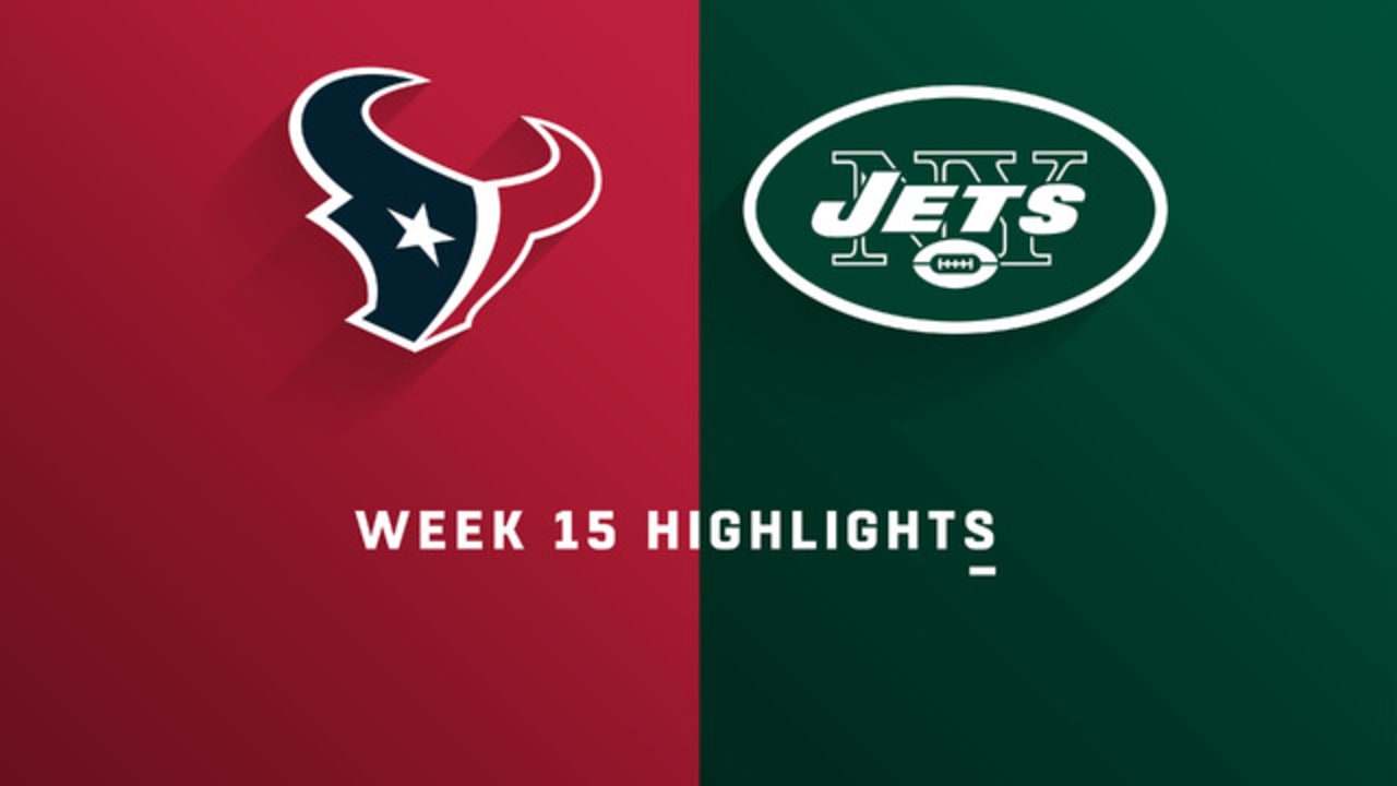 New York Jets vs. Houston Texans: How they match up in Week 15