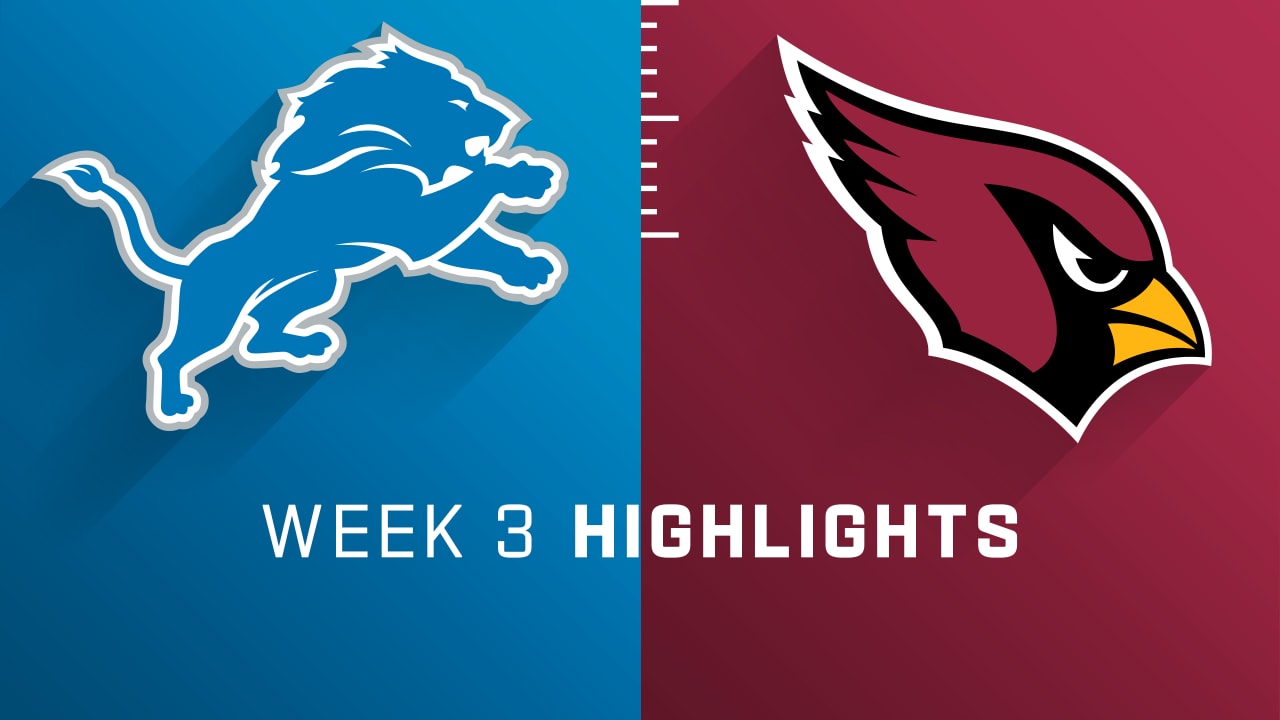 Detroit Lions vs. Arizona Cardinals highlights