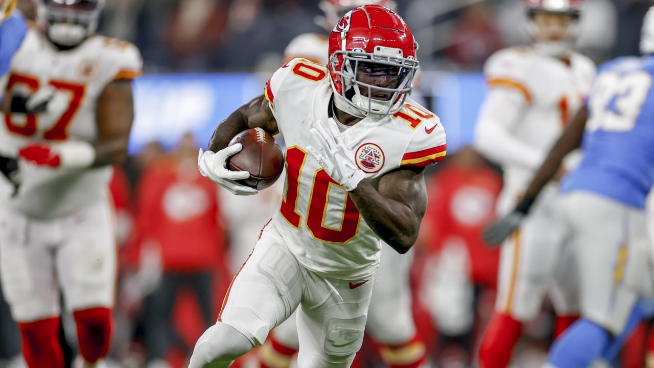 Every Kansas City Chiefs wide receiver Tyreek Hill catch in 148yard