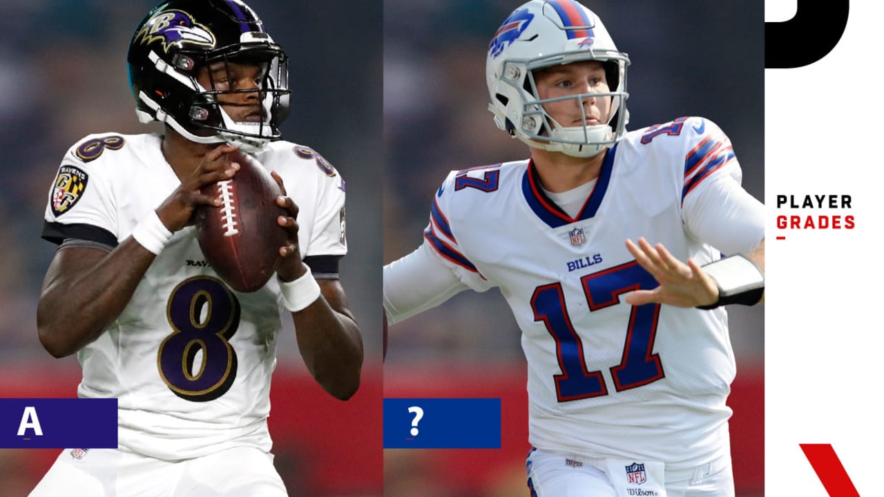 AFC preseason grades: Lamar Jackson shines, Josh Allen fizzles