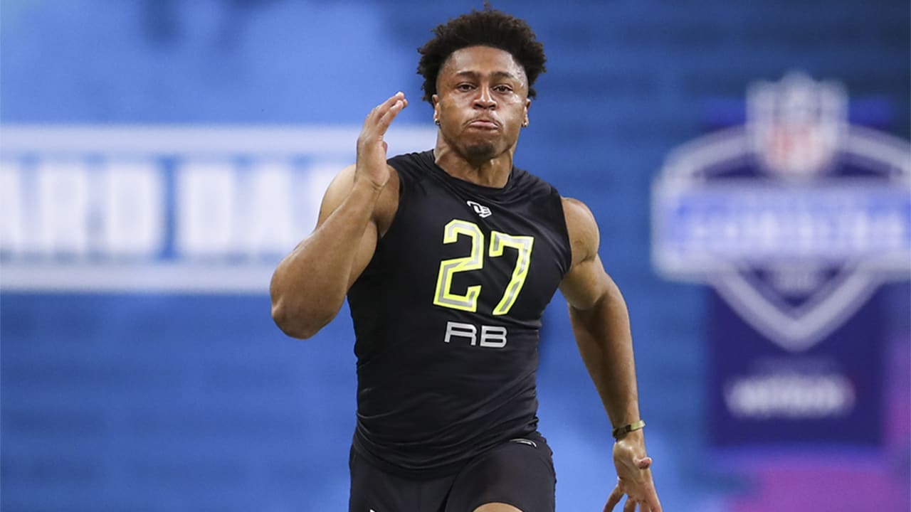 Jonathan Taylor leads all 2020 NFL Combine RBs with 4.39 40