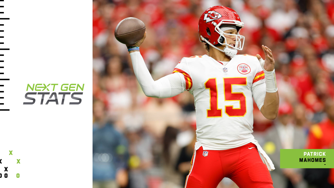 Next Gen Stats Kansas City Chiefs quarterback Patrick Mahomes' 3 most