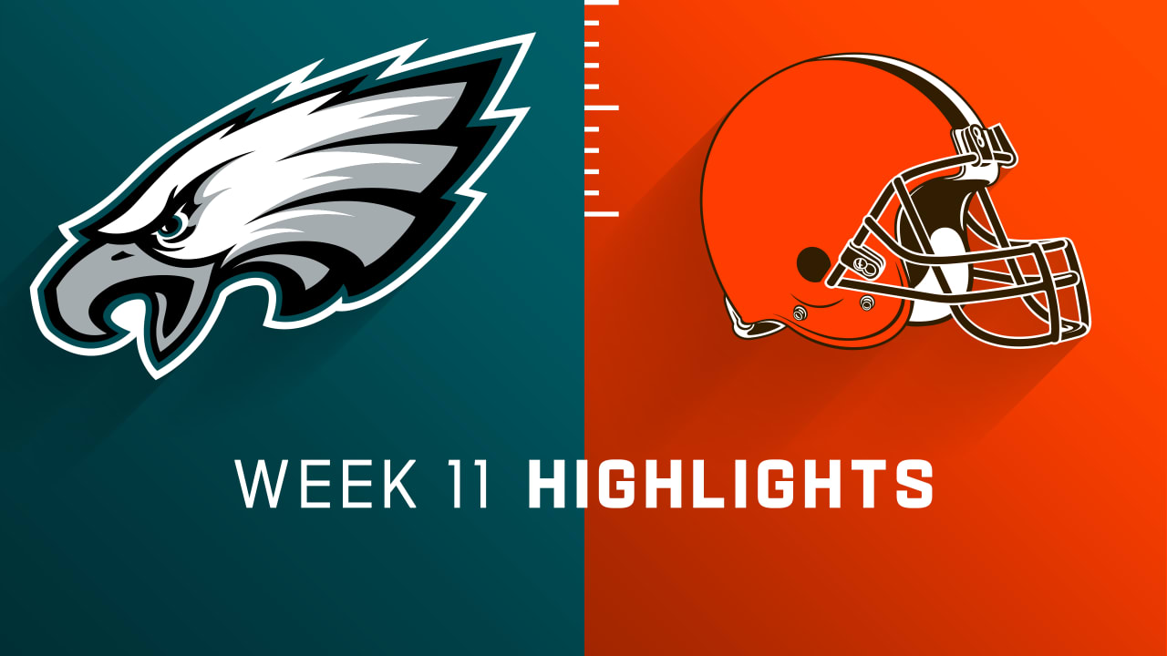 Philadelphia Eagles vs. Cleveland Browns highlights Week 11