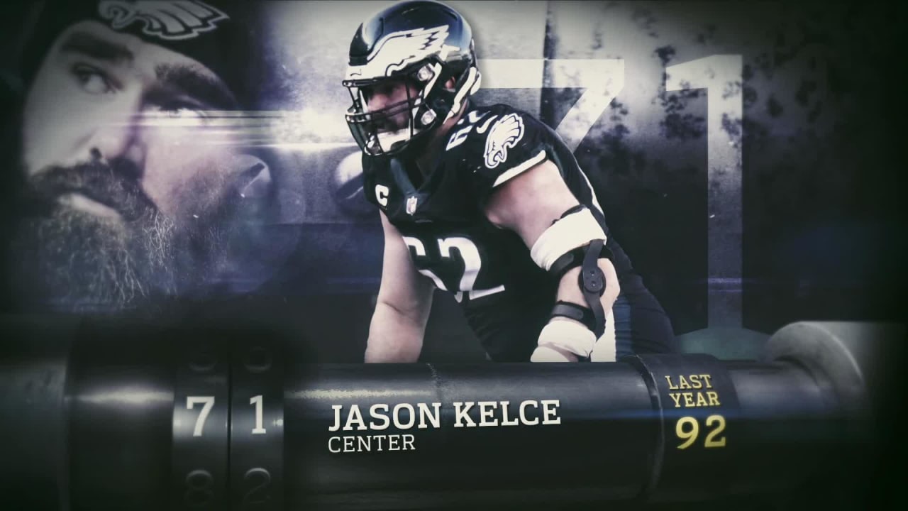 Jason Kelce lands at No. 71 on the NFL Network's Top 100 Players list