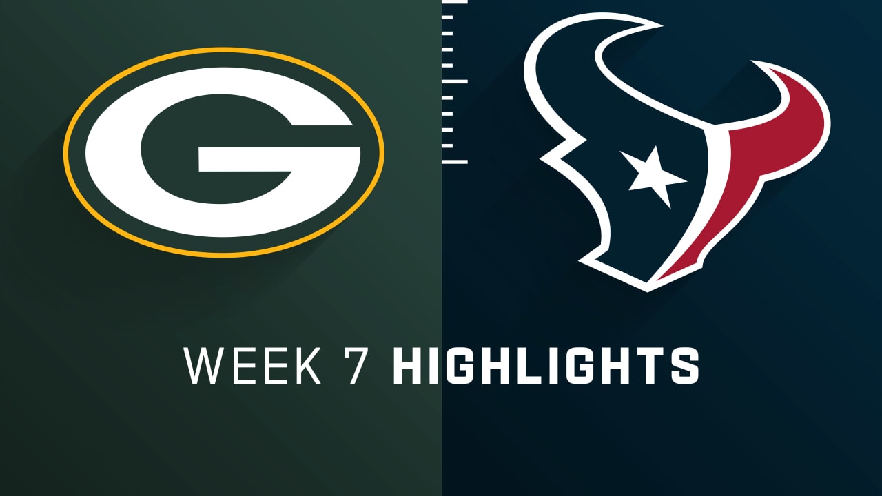 Spaceship Junction Krydret Green Bay Packers vs. Houston Texans highlights | Week 7