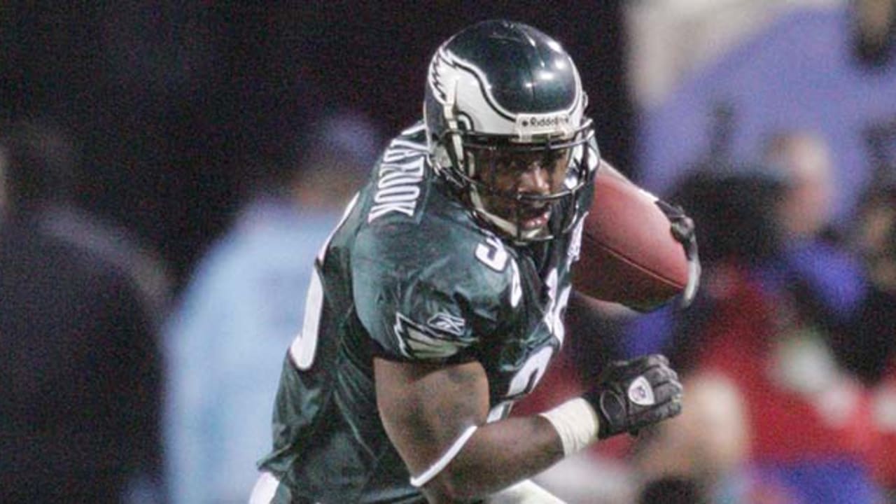 Brian Westbrook takes place in Eagles Hall of Fame