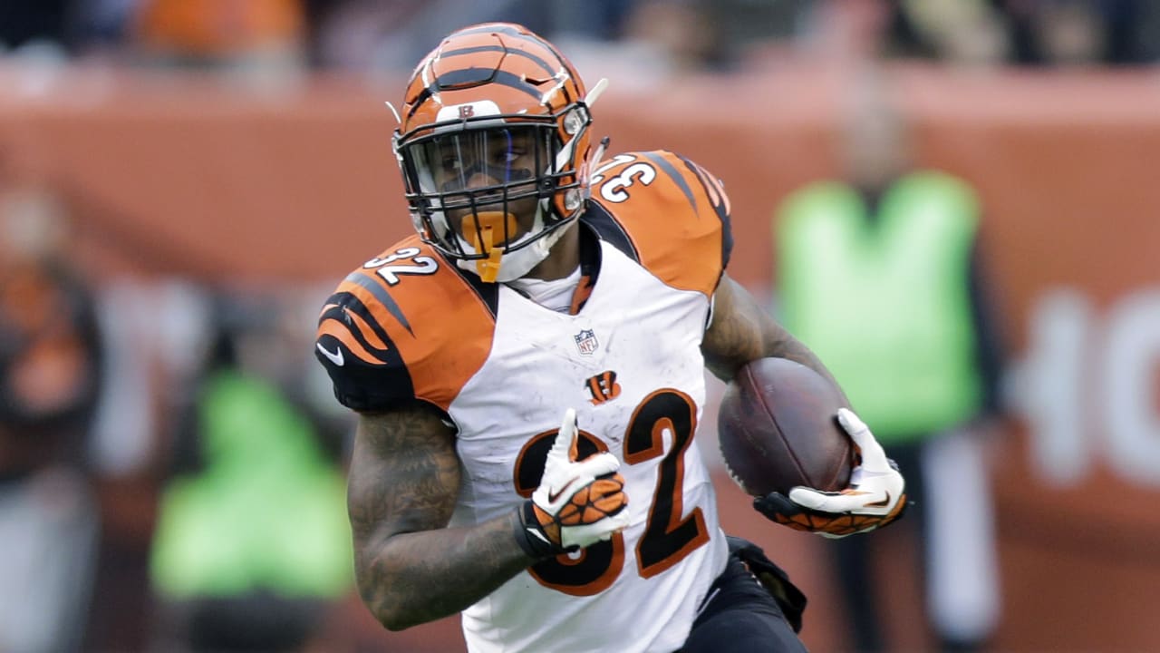 Cincinnati Bengals' Jeremy Hill will land on his feet