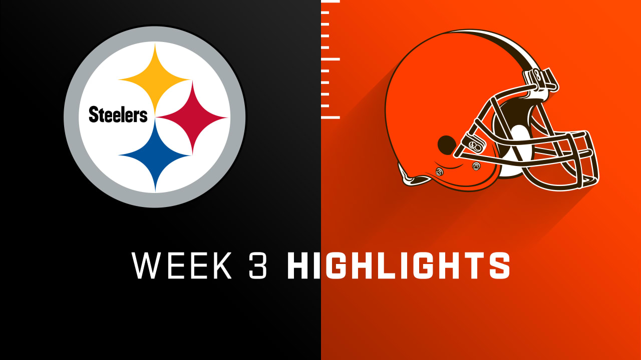 Pittsburgh Steelers vs. Cleveland Browns highlights