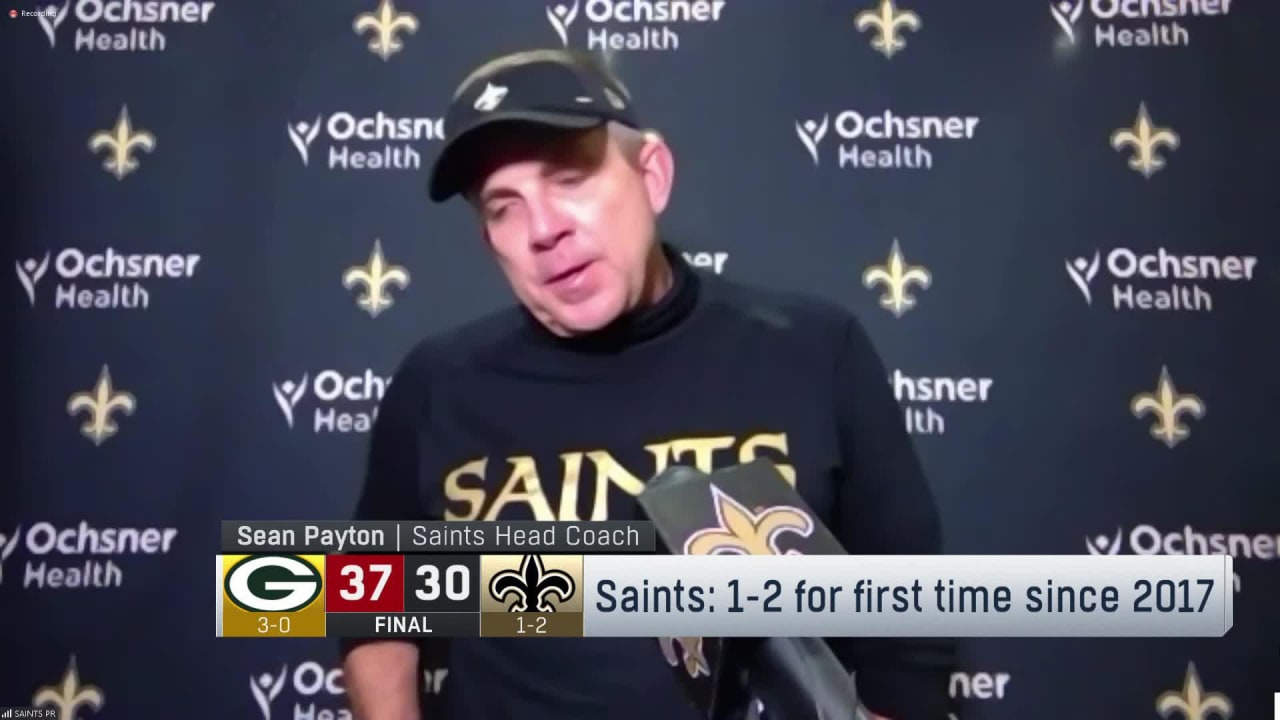 New Orleans Saints head coach Sean Payton Saints stumbled in the