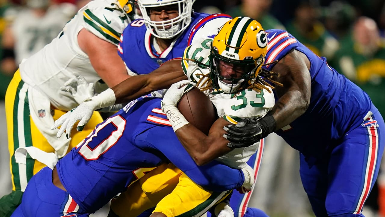 Packers-Bills Prop: Aaron Jones O/U 30.5 Yards Receiving Oct. 30