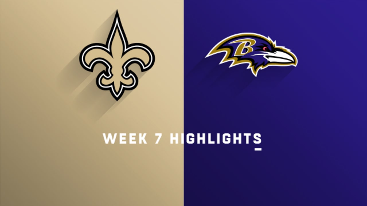 Saints vs. Ravens highlights