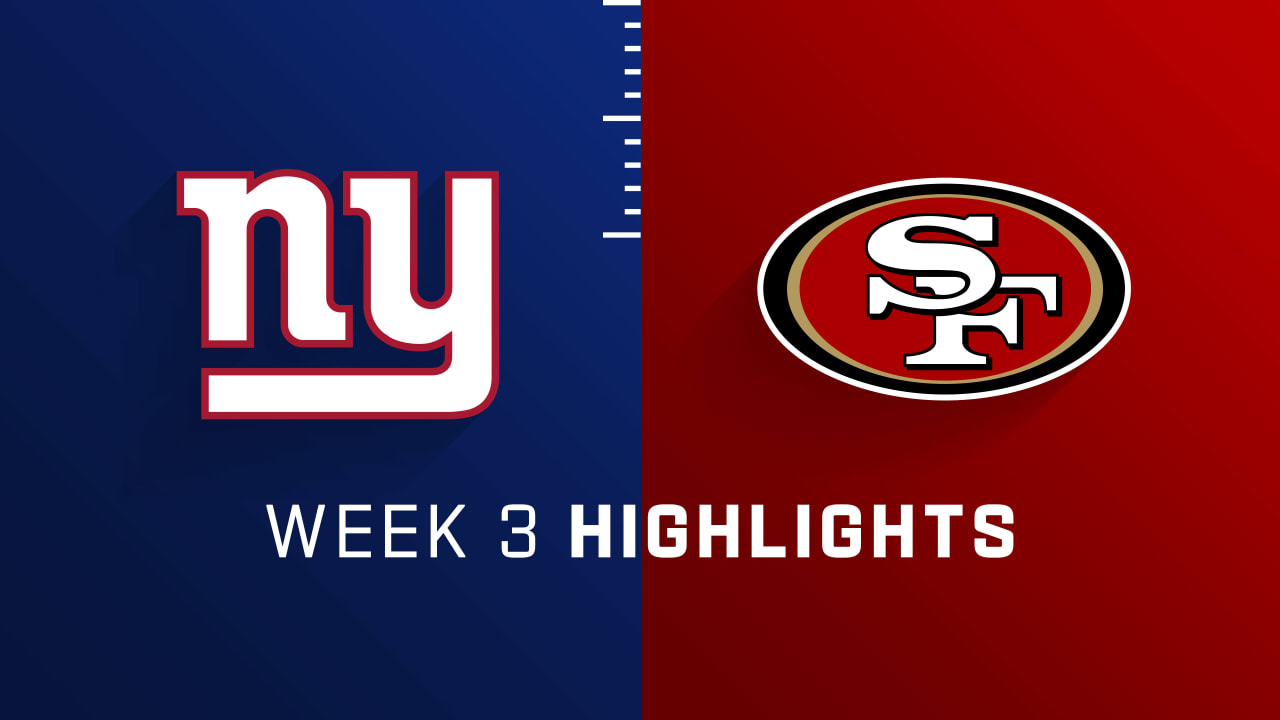 New York Giants vs. San Francisco 49ers highlights