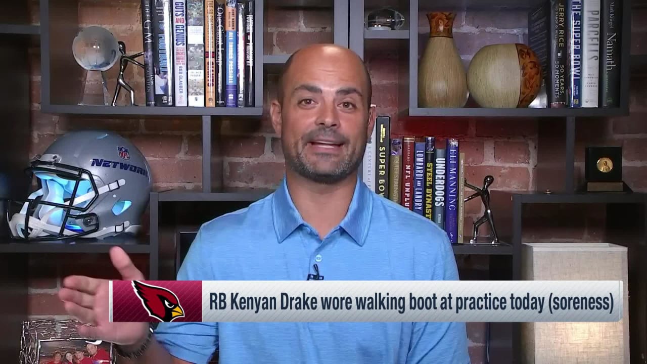 Kenyan Drake injury: Cardinals RB spotted in walking boot - DraftKings  Network