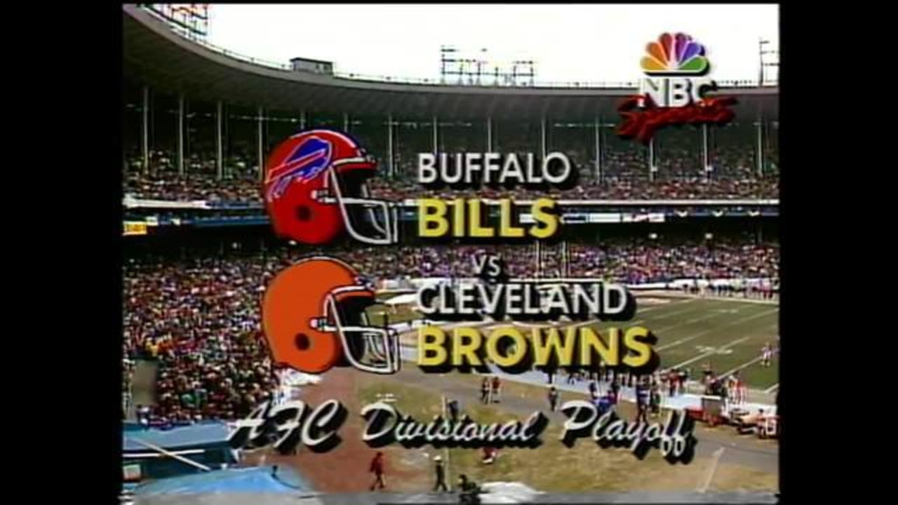 Full NFL Game: 1989 AFC Divisional Round - Bills vs. Browns | NFL Game Pass