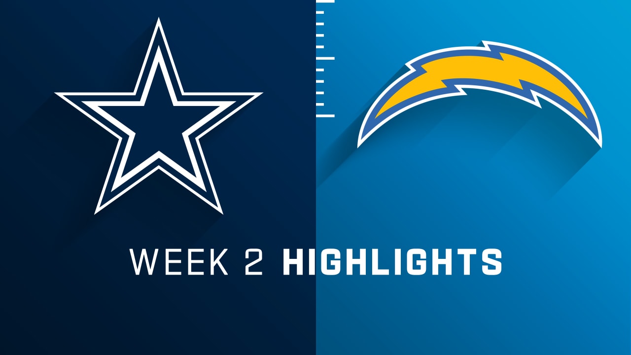 cowboys chargers week 2