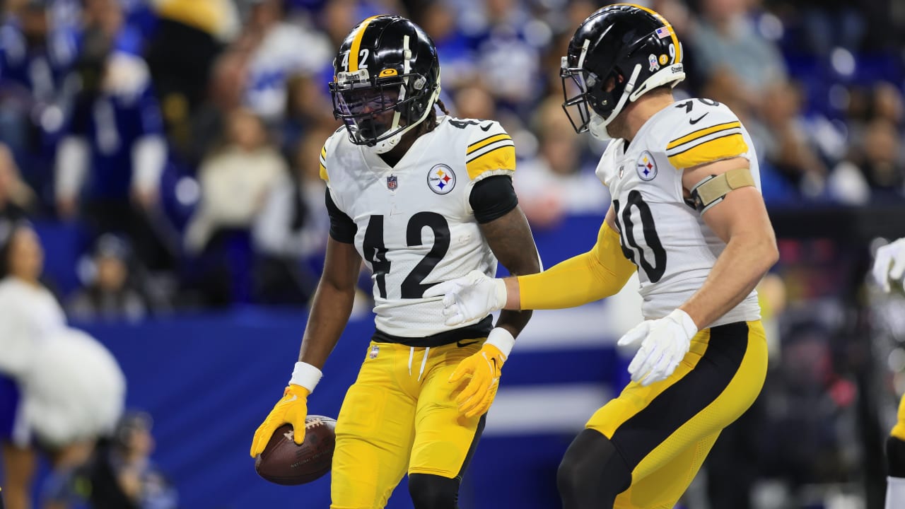 Indianapolis Colts' opening drive ends with Pittsburgh Steelers defensive  back James Pierre picking off quarterback Matt Ryan