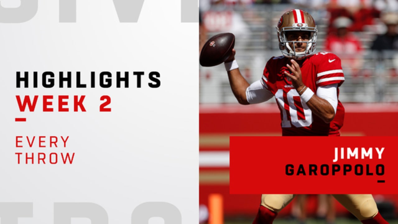 Jimmy G Highlights, Every Throw vs Rams