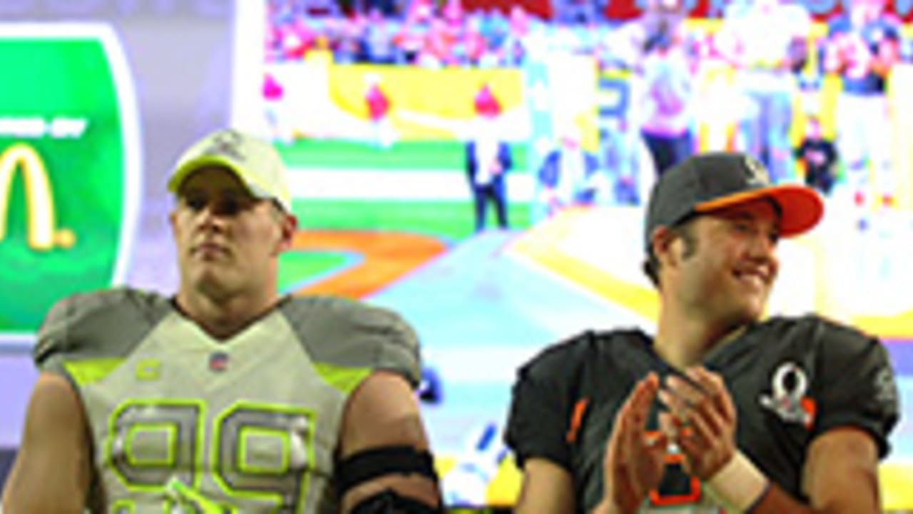 Detroit Lions' Matthew Stafford named Offensive MVP in first Pro Bowl