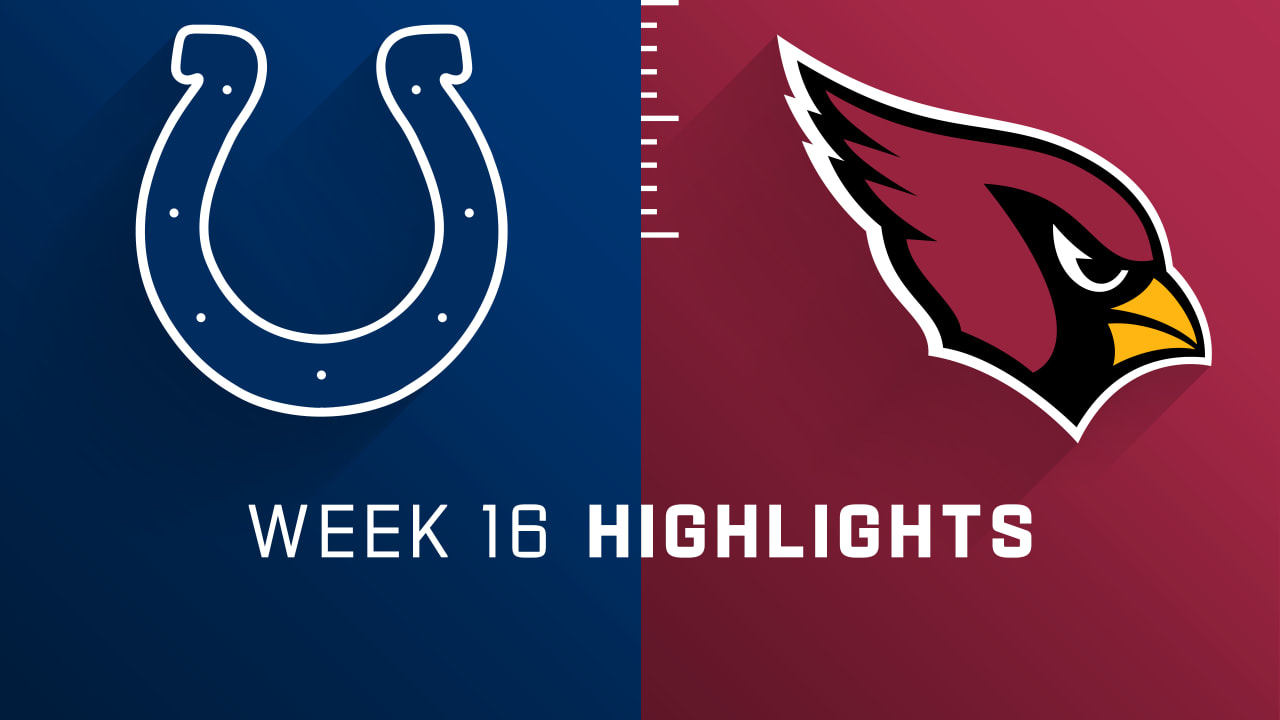 Indianapolis Colts vs. Arizona Cardinals highlights Week 16