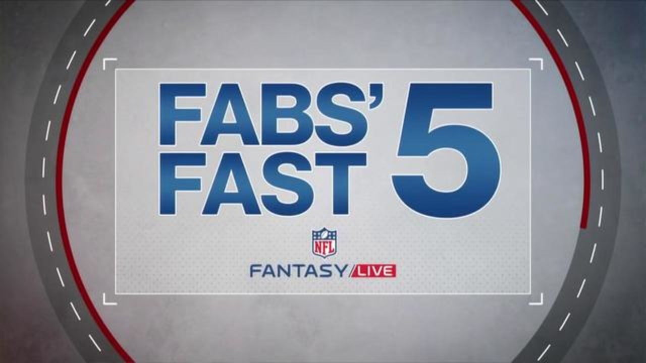 Michael Fabiano lists five Week 1 surprises